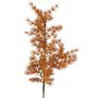 Artificial Asparagus umbellatus branch DIKERNO, orange-brown, 30"/75cm