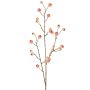 Artificial ornamental apple branch NONGIH with fruit, light pink, 35"/90cm