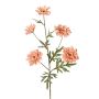 Decorative branch Chrysanthemum PRUDENCE, Eco Collection, dusky pink, 30"/75cm, Ø2"-2.6"/5-6,5cm