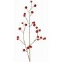 Artificial ornamental apple branch NONGIH with fruit, dark red, 35"/90cm