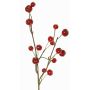 Artificial ornamental apple branch NONGIH with fruit, dark red, 24"/60cm