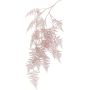 Decorative Asparagus plumosus branch MELFHY, hanging, metallic light pink, 4ft/130cm