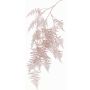Decorative Asparagus plumosus branch MELFHY, hanging, metallic light pink, 4ft/130cm