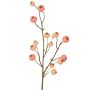 Artificial ornamental apple branch NONGIH with fruit, light pink, 24"/60cm