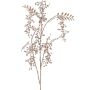 Artificial pepper tree branch NELFHY with berries, metallic light pink, 4ft/125cm
