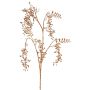 Artificial pepper tree branch NELFHY with berries, metallic copper, 4ft/125cm