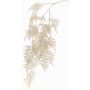 Decorative Asparagus plumosus branch MELFHY, hanging, metallic silver and gold, 4ft/130cm