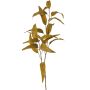 Artificial eucalyptus branch GOLDA, Eco Collection, gold, 33"/85cm