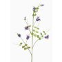 Decorative clematis branch LENOMA, blue, 115cm
