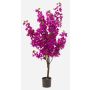 Artificial bougainvillea JONKFAN with flowers, artificial trunk, violet, 5ft/145cm