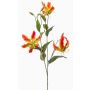 Decorative Gloriosa stem, TROFEL, orange-yellow, 90cm
