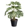 Artificial Philodendron Monstera Deliciosa TOCON in decorative pot, 16"/40cm