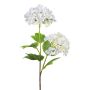 Artificial branch Viburnum KLOFER, white, 20"/50cm