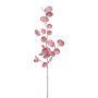 Decorative branch Eucalyptus VORTAN, burgundy red, 33"/85cm