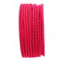 Cord NICOLETTE, red, 82ft/25m, 4mm