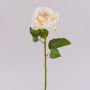 Artificial rose WINAKAS, cream-apricot, 14"/35cm, Ø3.9"/10cm