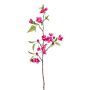 Artificial pear blossom branch SLOFEN with flowers, cerise, 22"/55cm