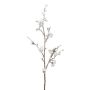 Artificial branch Quince tree blossoms FLORKE with flowers, frosted, white, 3ft/90cm