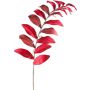 Artificial Solomon's seal branch PRIHON with flowers, ruby red, 4ft/120cm