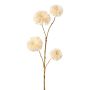 Artificial branch Clematis GAVREL, cream, 28"/70cm