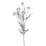 Artificial branch Grevillea BREGON, cream-blue, 31"/80cm