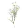 Artificial branch Marguerite PALVON, white, 22"/55cm