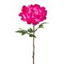 Artificial flower Peony GLOUT, fuchsia, 26"/65cm