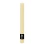Taper candle AURORA, cream, 11"/28cm, Ø1.4"/3.5cm, 30 hours - Made in Germany