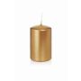 ROSELLA Christmas candle, gold, 8 cm, Ø4.8 cm, 18 hours – Made in Germany