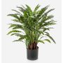 Artificial Calathea Rufibarba plant ADELFRIEDE, green, 35"/90cm
