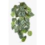 Artificial hanging plant: variegated ivy RONELIO on a support stick, flame-retardant, green and white, 70cm