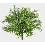 Artificial kitchen herb: rosemary ORSOLA on a stick, flame-retardant, green, 12"/30cm
