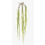 Artificial amaranth branch LISANDA with flowers, green, 5ft/150cm