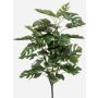 Artificial Philodendron monstera deliciosa HINAGIKU on a support stick, 28"/70cm