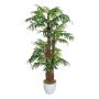 Plastic palm tree Areca JANLO in ceramic pot, 5ft/150cm