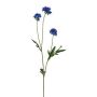 Decorative branch Cornflower FLUNK, blue, 24"/60cm