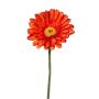 Decorative flower Gerbera VORNEK, orange, 26"/65cm