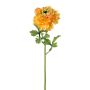 Decorative flower Ranunculus SLANK, orange, 18"/45cm