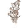 Artificial branch Eucalyptus DRAVEL, champagne, 30"/75cm
