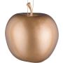 Decorative apple TUSKA, gold, 2.6"/6,5cm