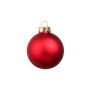 CLARIBELLE Christmas tree bauble, matt, 30 pieces, red, Ø6cm