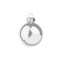 CLARIBELLE Christmas tree bauble, glossy, 36 pieces, silver, Ø4cm