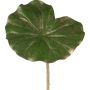 Artificial water lily leaf MINDA, green and gold, 70cm