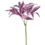 Artificial flower Spider lily GRISTEN, purple, 33"/85cm