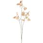Artificial sweet pea branch SAJIN, peach-green, 100cm