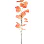 Decorative black poplar branch SOLVEN, orange, 120cm