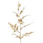 Artificial palm leaf, fishtail palm MANIESO, gold, 4ft/130cm