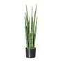 Artificial succulent Sansevieria cylindrica VROSKE, green, 3ft/100cm