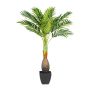 Artificial bottle palm VANIA in decorative pot, 3ft/100cm