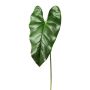 Artificial leaf Flamingo flower LIOXO, green, 28"/70cm